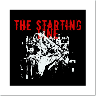 the starting line get it on Posters and Art